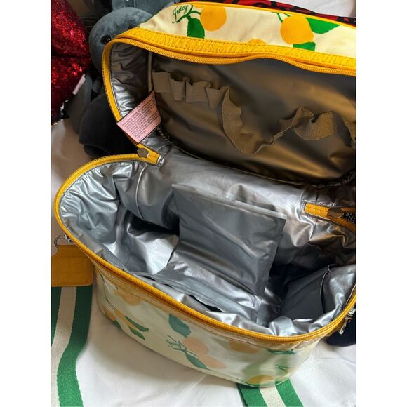 Y2k super rare vintage juicy couture fruit lemon cooler bag box lunch carrier - Picture 6 of 15